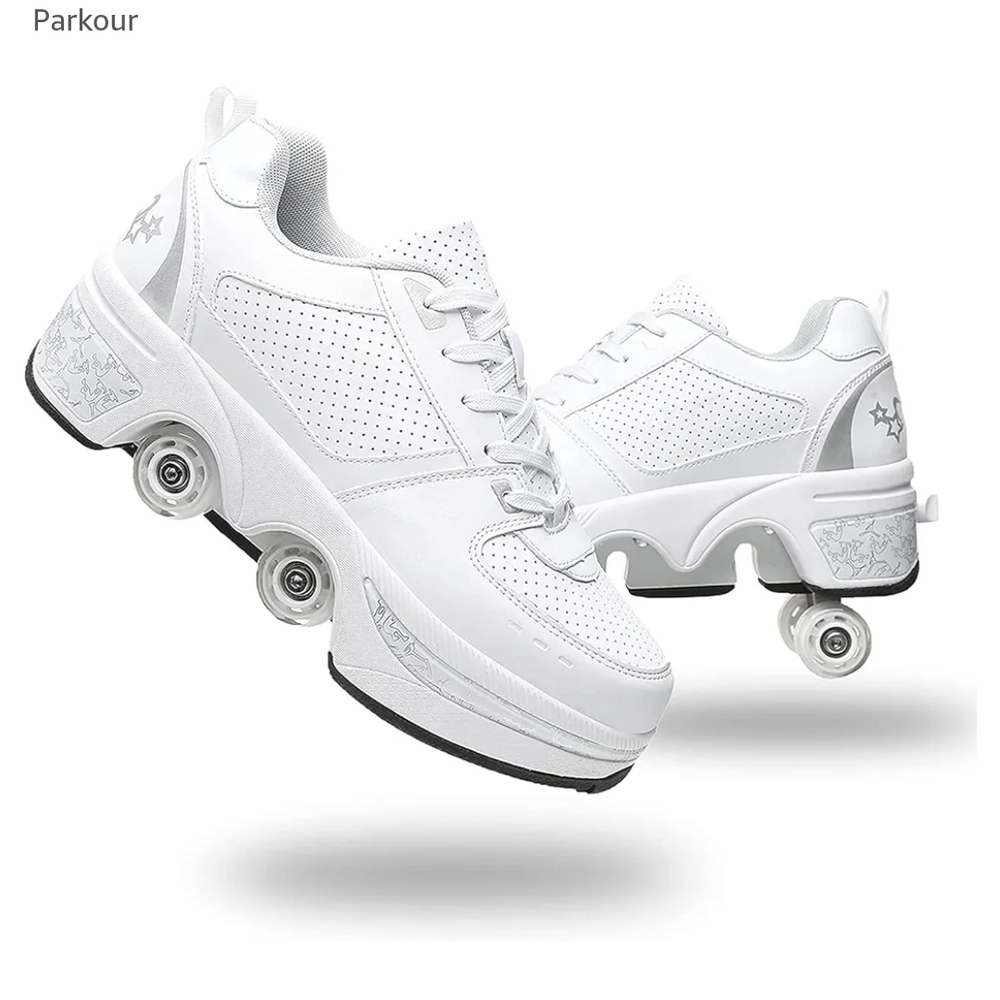 Women's White Roller Shoes
